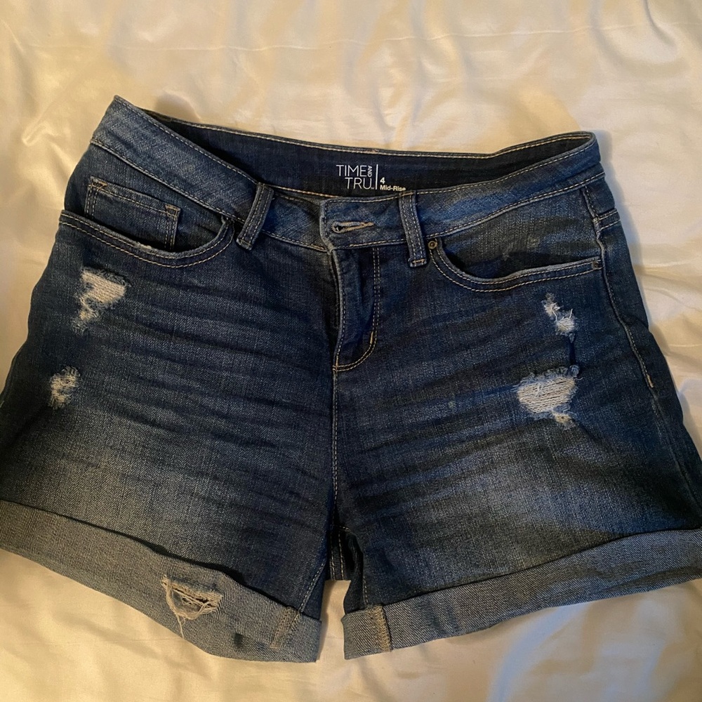 Denim shorts